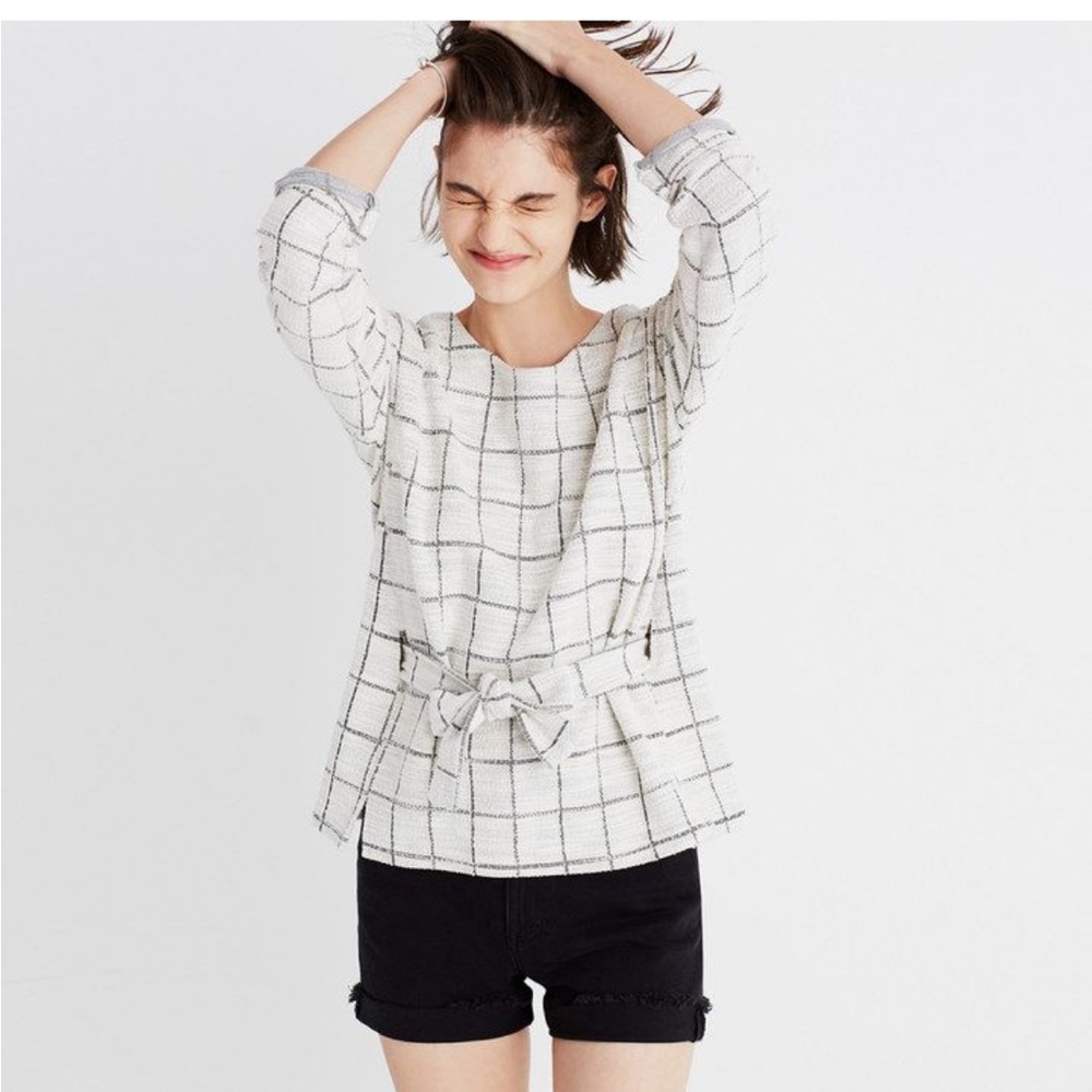Madewell Windowpane Top